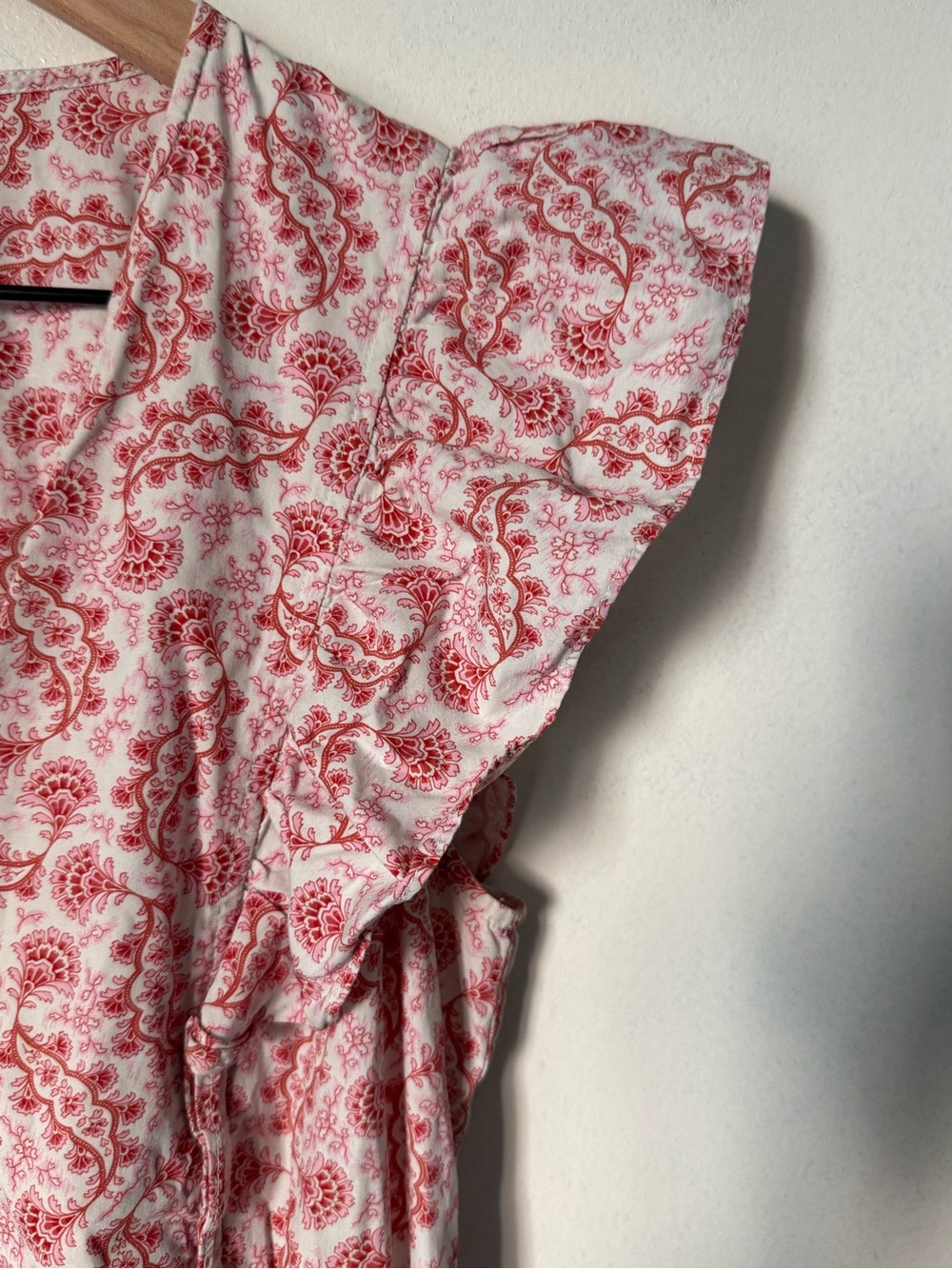 100% Cotton Jumpsuit Paisley Romantic Ruffle - Picture 7 of 11